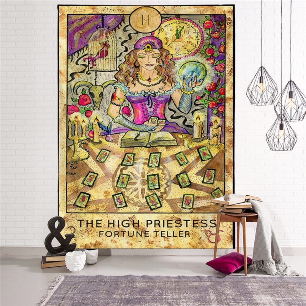 The High Priestess Tarot Card Tapestry